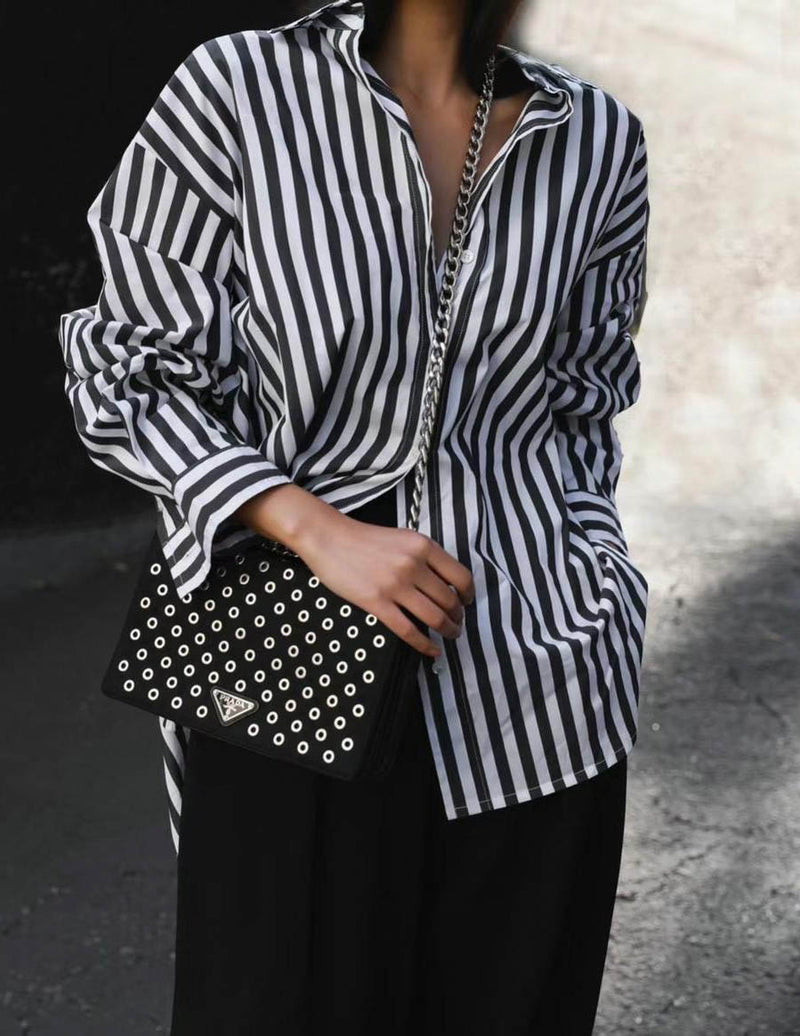 sanna ny bold stripe shirt