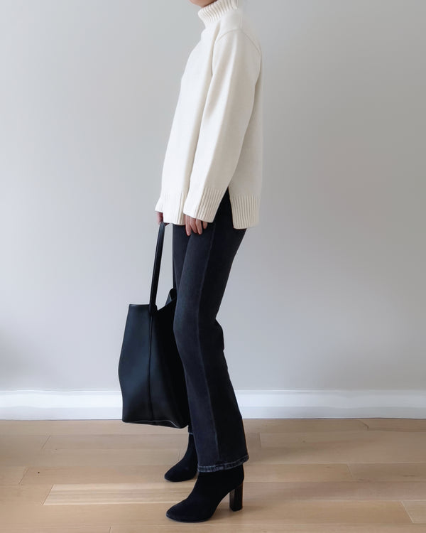 BETH CASHMERE BLEND KNIT IVORY