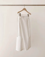 TIE DETAIL MIDI SKIRT