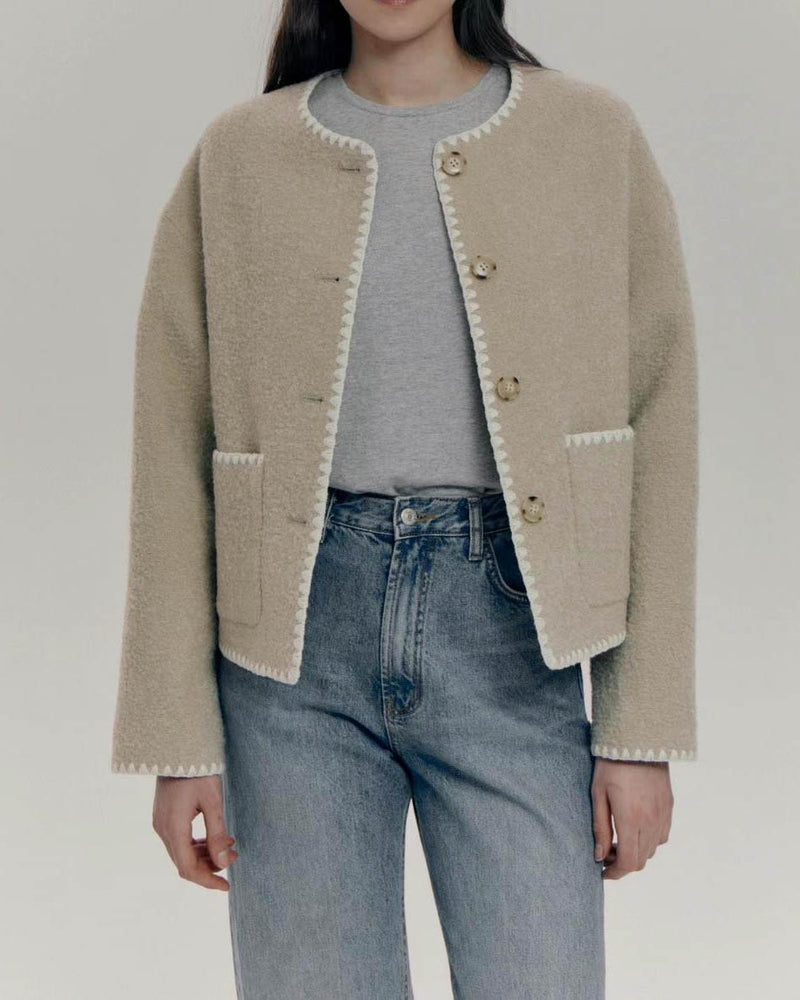 WHIPSTITCH WOOL JACKET