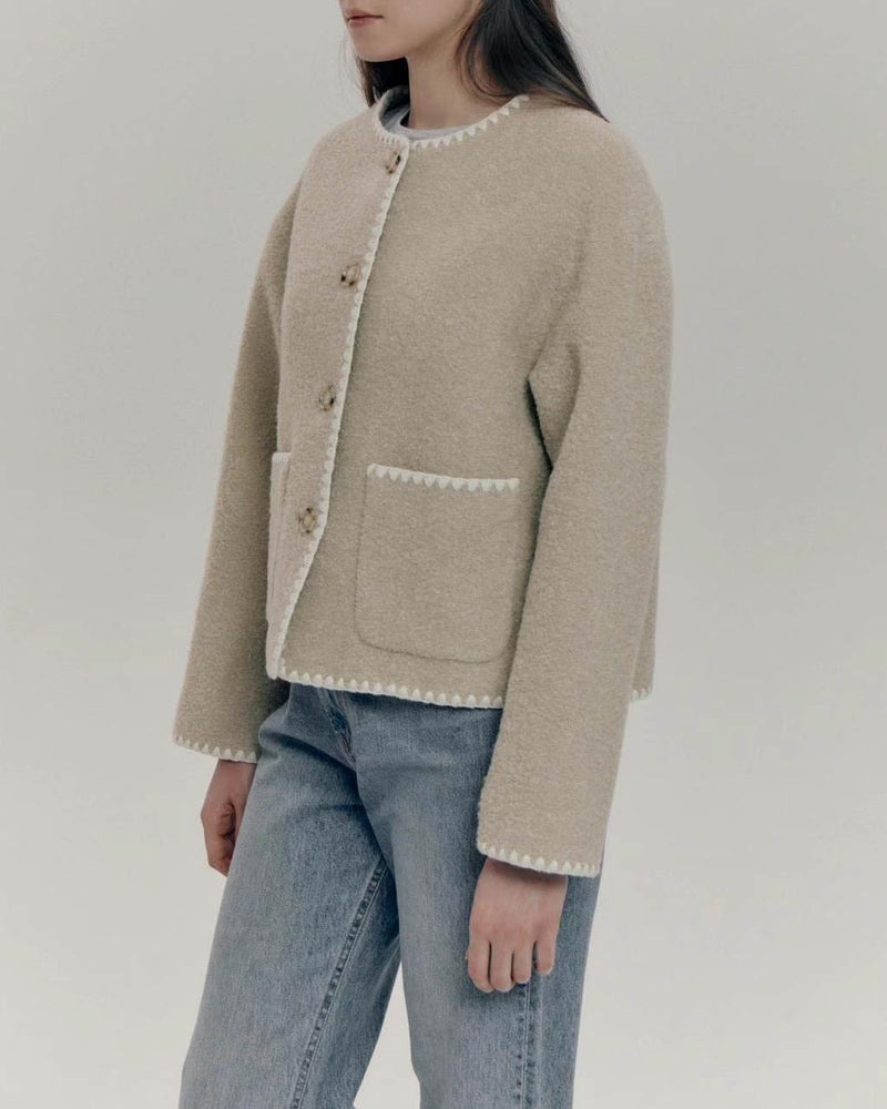 WHIPSTITCH WOOL JACKET