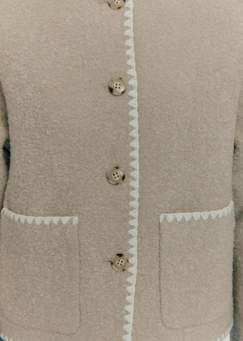 WHIPSTITCH WOOL JACKET