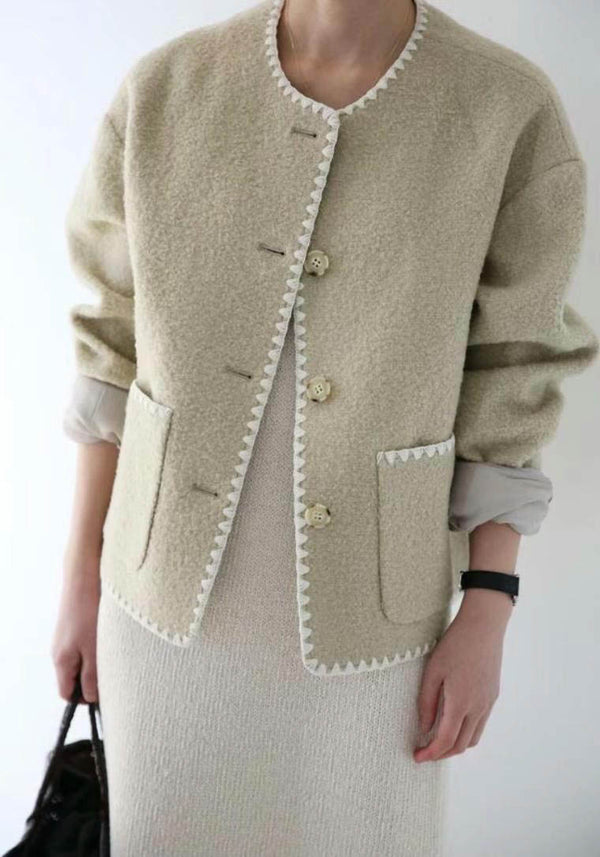 SANNA NY WHIPSTITCH WOOL JACKET