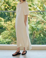 AILA DRESS BUTTERY BEIGE