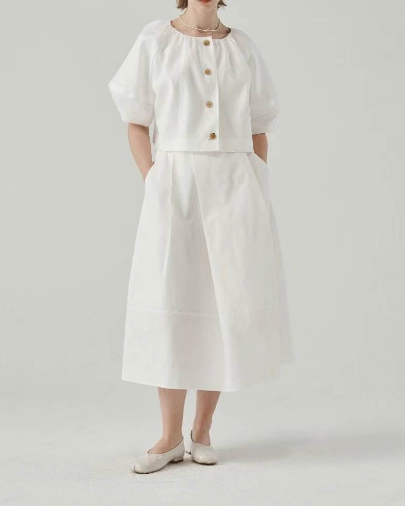 SANNA NY LEIF TOP WHITE