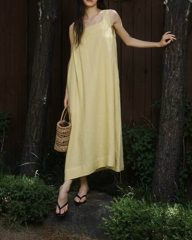 VICTORIA LINEN DRESS SANNA New York VICTORIA LINEN DRESS SANNA New York