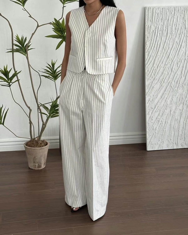 BRUNI PINSTRIPE VEST