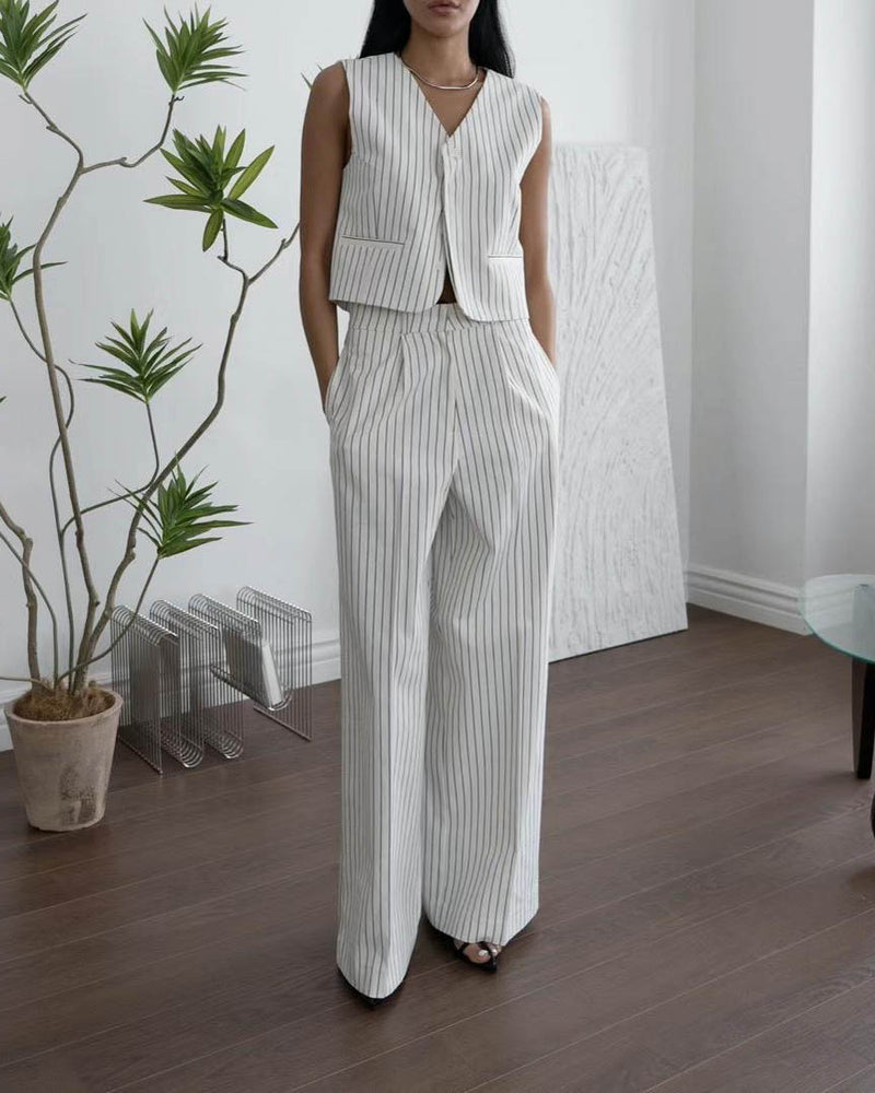 BRUNI PINSTRIPE TROUSERS