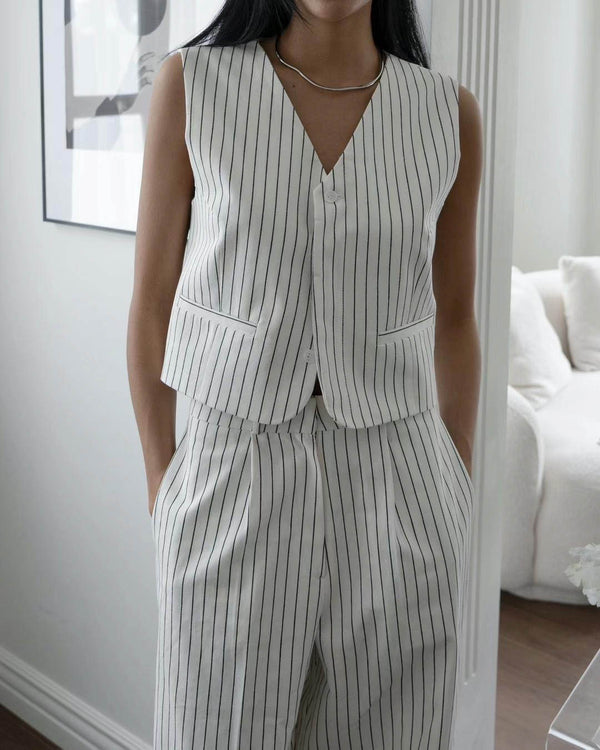 BRUNI PINSTRIPE VEST