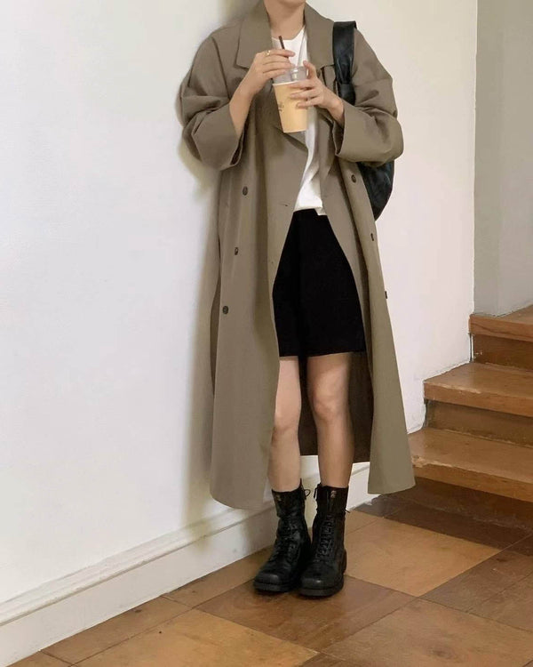 SANNA NY ROLFE TRENCH OLIVE