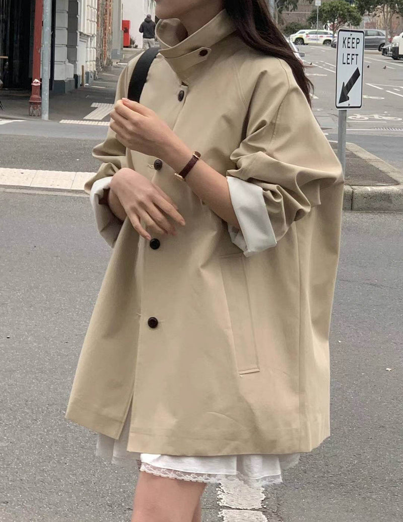KALIN SHORT TRENCH BEIGE