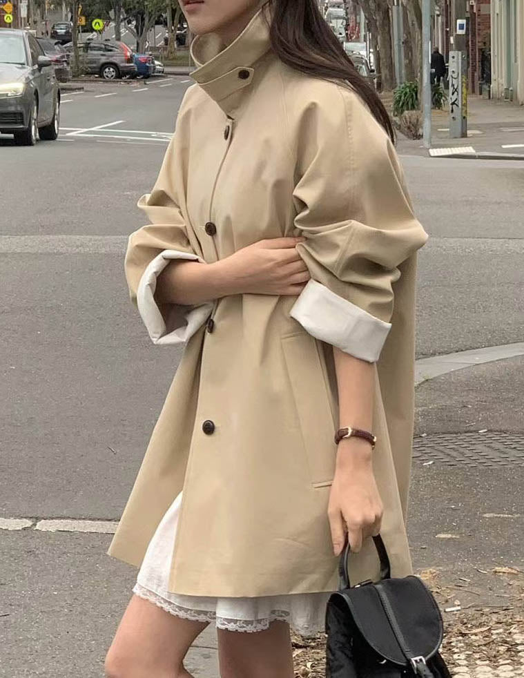 KALIN SHORT TRENCH BEIGE