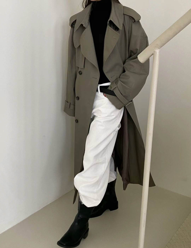 ROCHAS TRENCH KHAKI