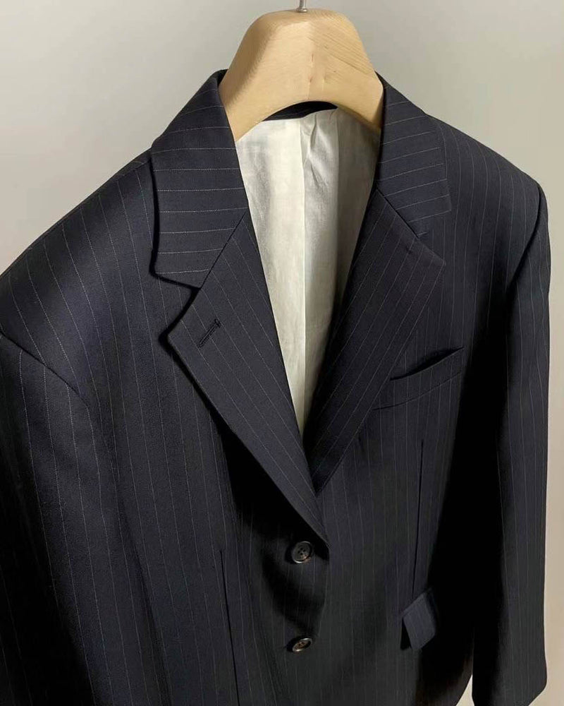 PORTIA WOOL BLAZER PINSTRIPE