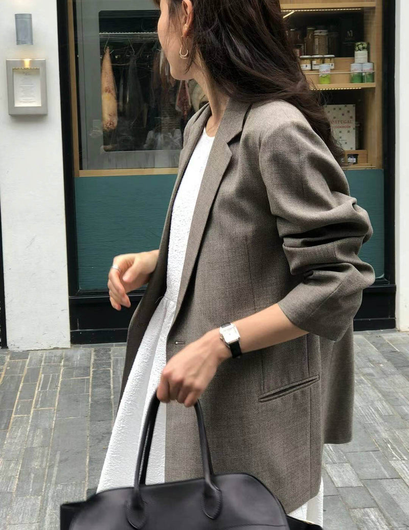 ODIN BLAZER BROWN GREY