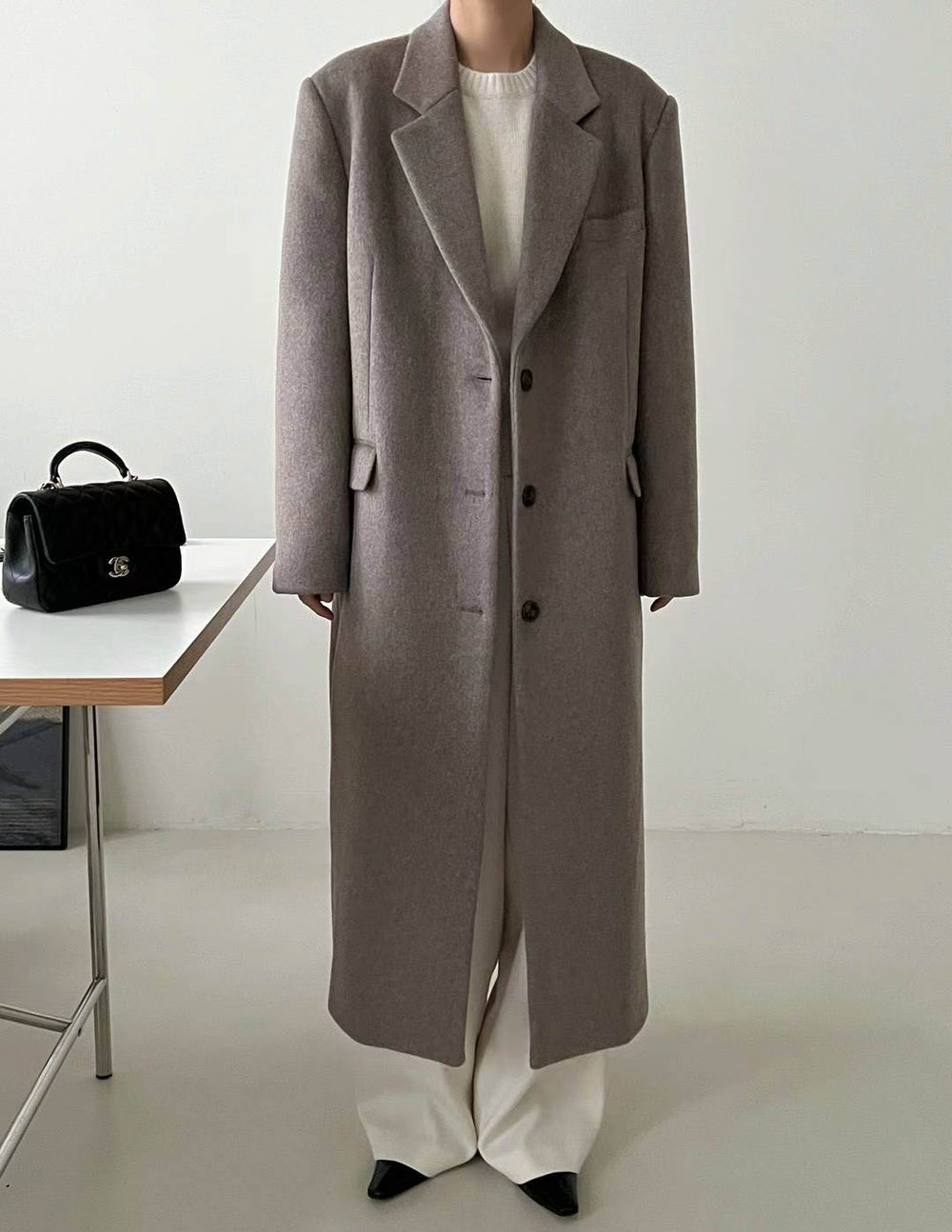 MARTIN ALPACA COAT IVORY – SANNA New York