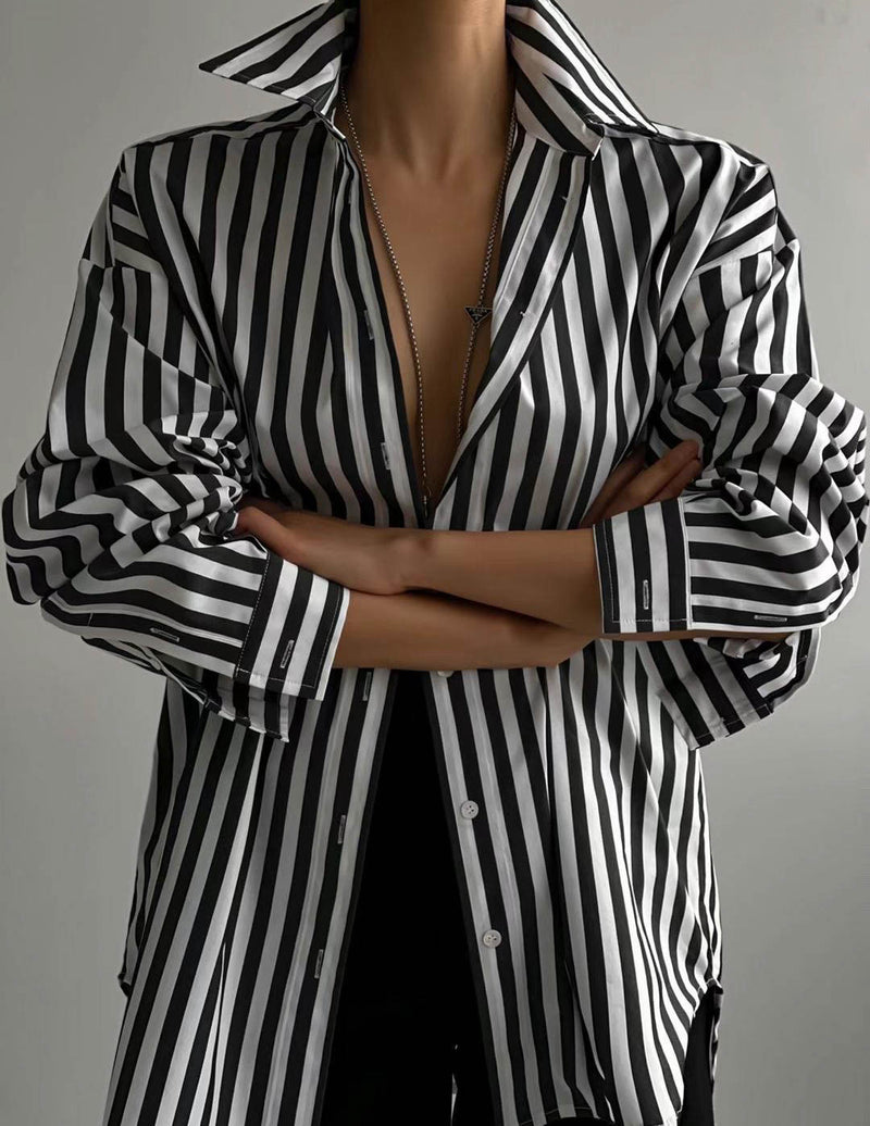 sanna ny bold stripe shirt