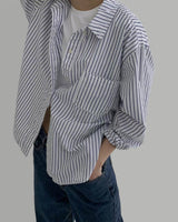 Rumpled Stripe Shirt