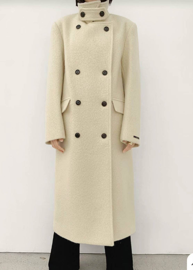 MARTIN ALPACA COAT IVORY