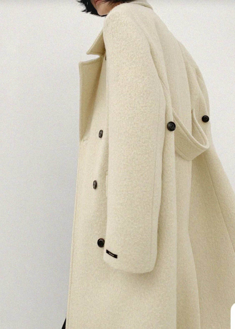 MARTIN ALPACA COAT IVORY