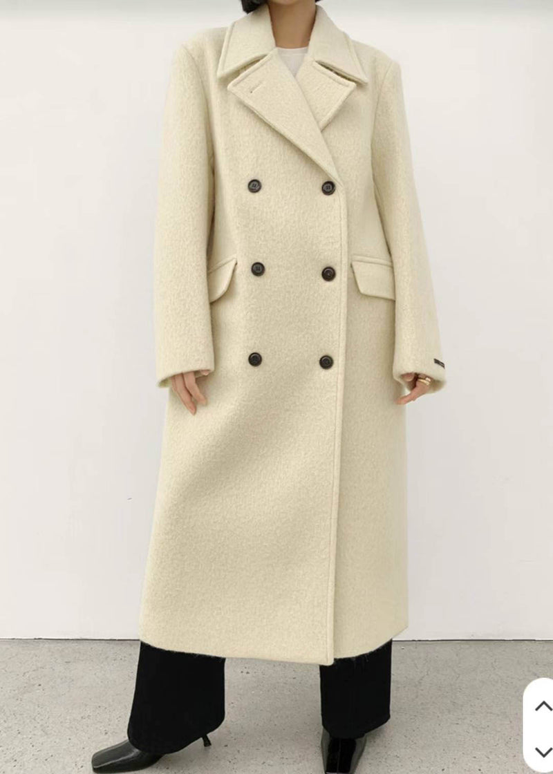 MARTIN ALPACA COAT IVORY