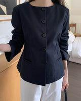 sanna ny emme blazer dark navy
