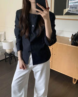 EMME BLAZER DARK NAVY