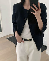 EMME BLAZER DARK NAVY