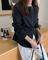 EMME BLAZER DARK NAVY