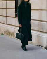 CAMILLE WOOL CASHMERE COAT BLACK