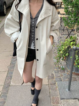 CARY HALF TRENCH LIGHT BEIGE
