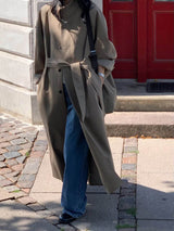 RIANNE TRENCH DARK BEIGE