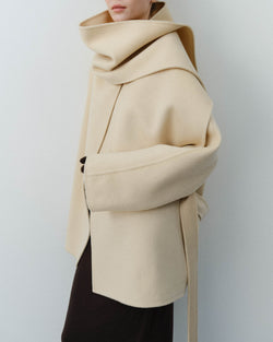 SANNA NY AVERY SCARF IVORY