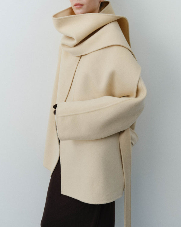 SANNA NY AVERY SCARF IVORY