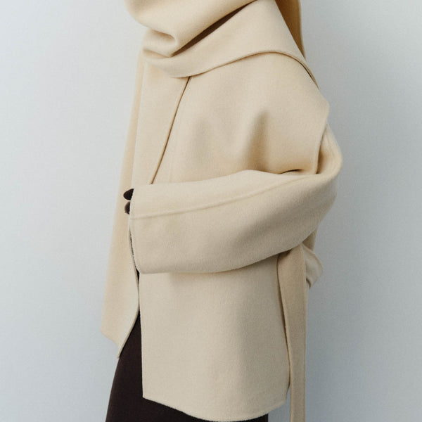 Ameri（アメリ）の「STAND COLLAR SCARF COAT（その他アウター