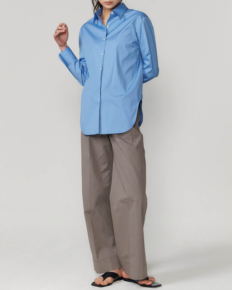 Poplin Classic Shirt Royal Blue