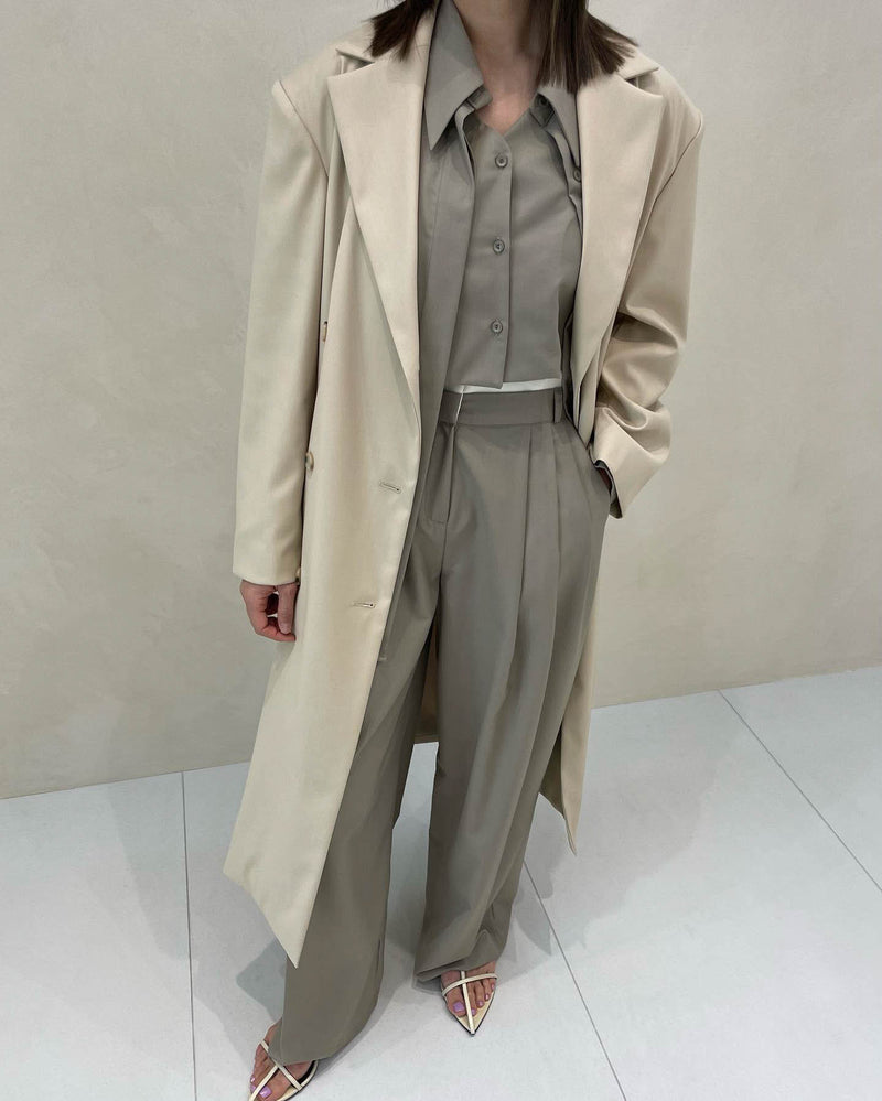 Layered Waistband Trousers