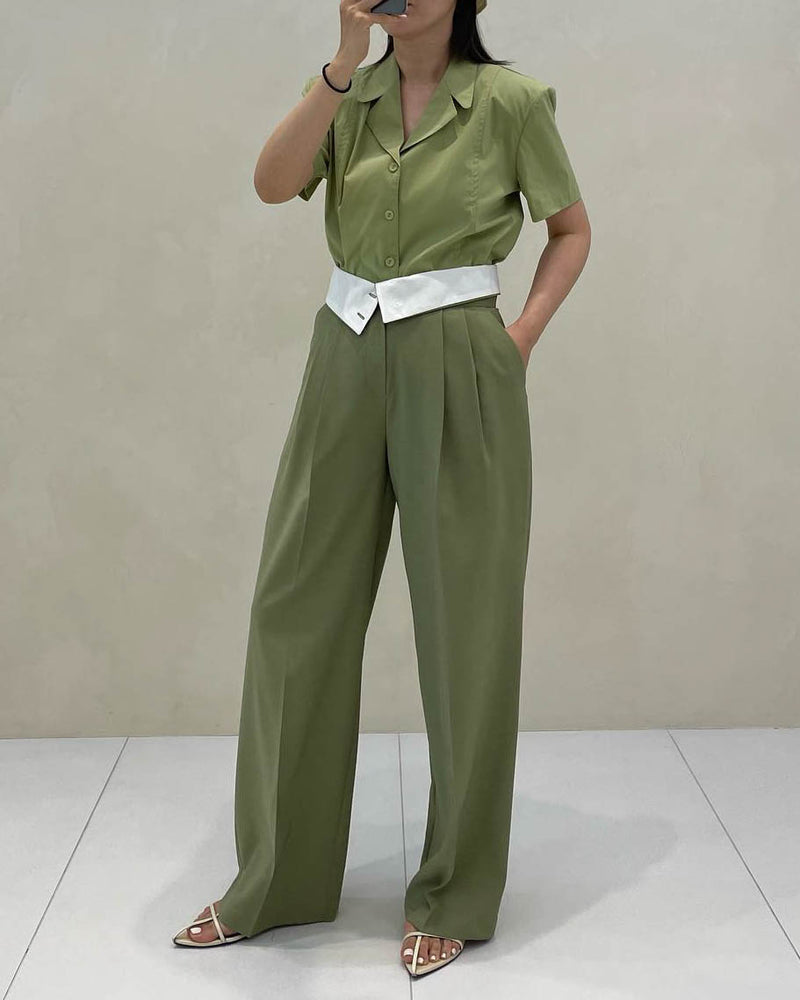 FOLDOVER TROUSERS