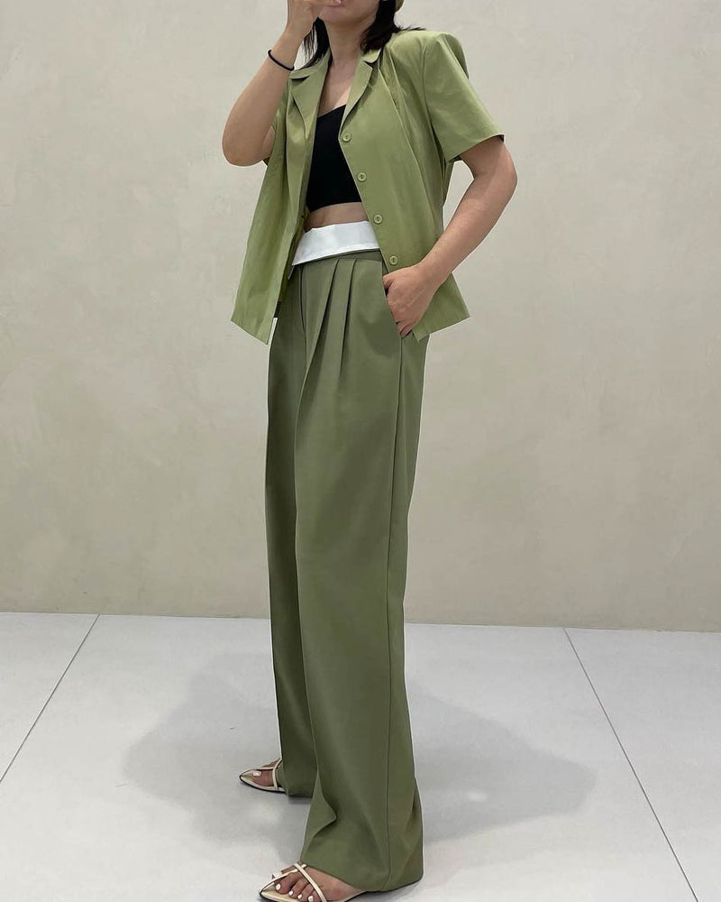 FOLDOVER TROUSERS