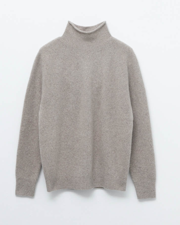 DILA SOFT WOOL MOCK TURTLENECK MOCHA