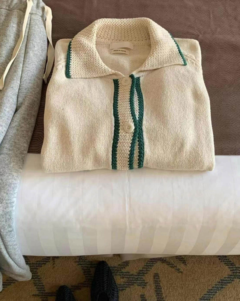 Crochet Trim Cardigan
