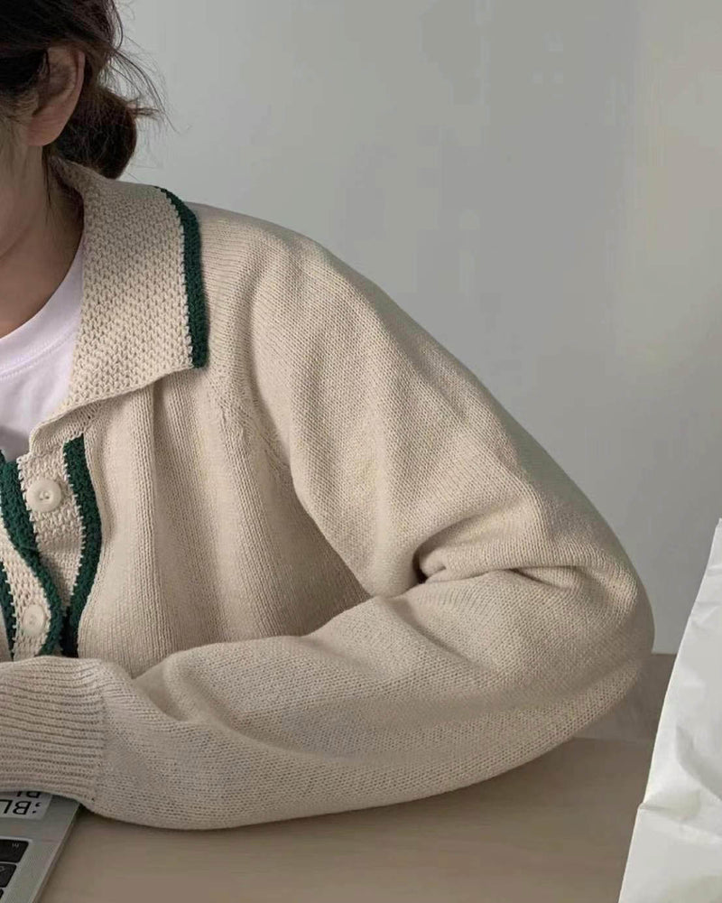 Crochet Trim Cardigan