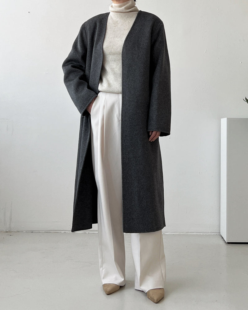 sanna ny rilke coat charcoal 