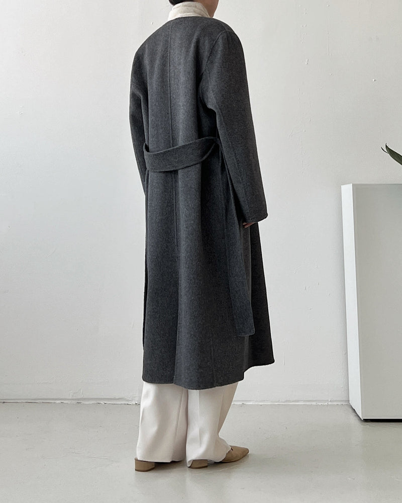 RILKE COAT CHARCOAL