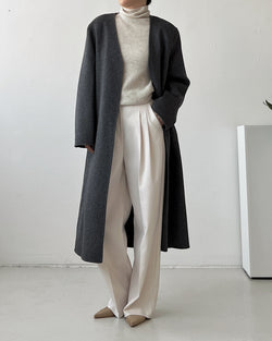 RILKE COAT CHARCOAL SANNA NY