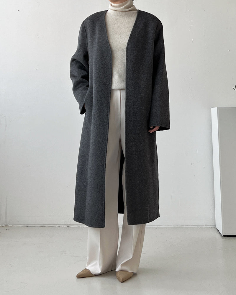 RILKE COAT CHARCOAL