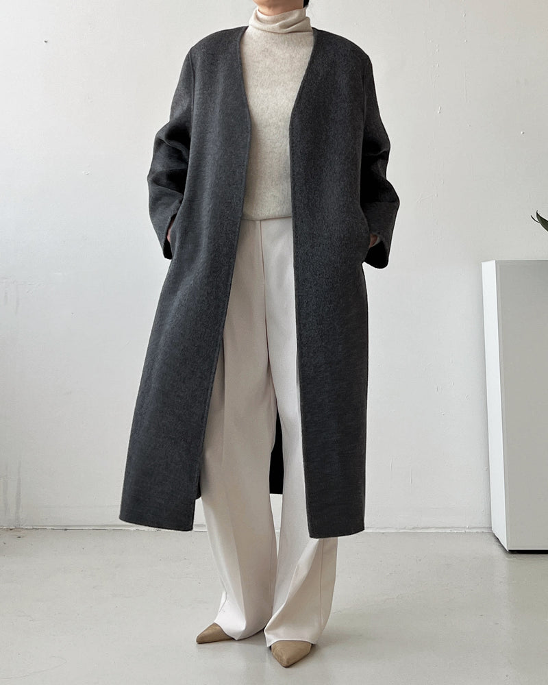 RILKE COAT CHARCOAL