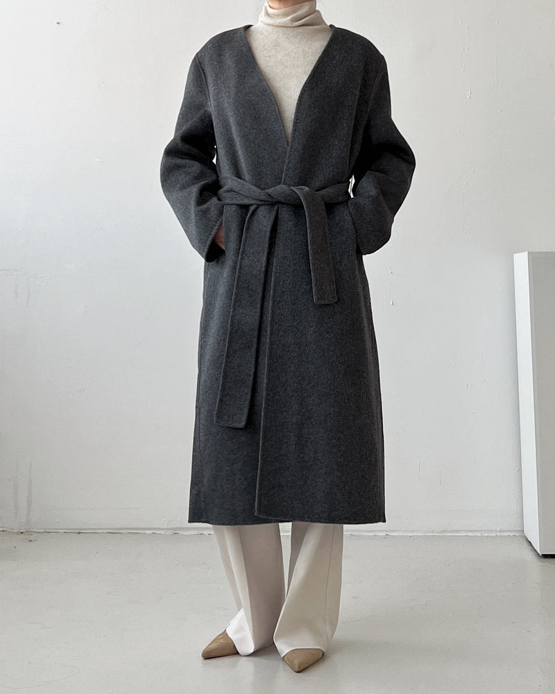 RILKE COAT CHARCOAL