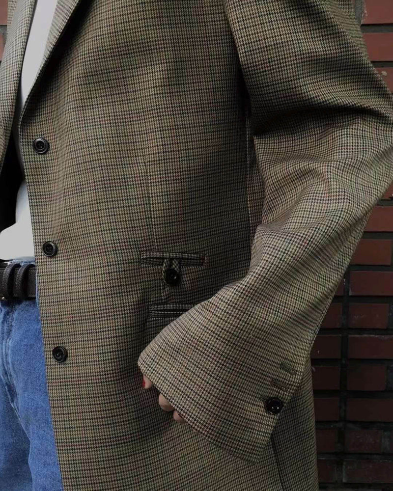 ELMS CHECK BLAZER