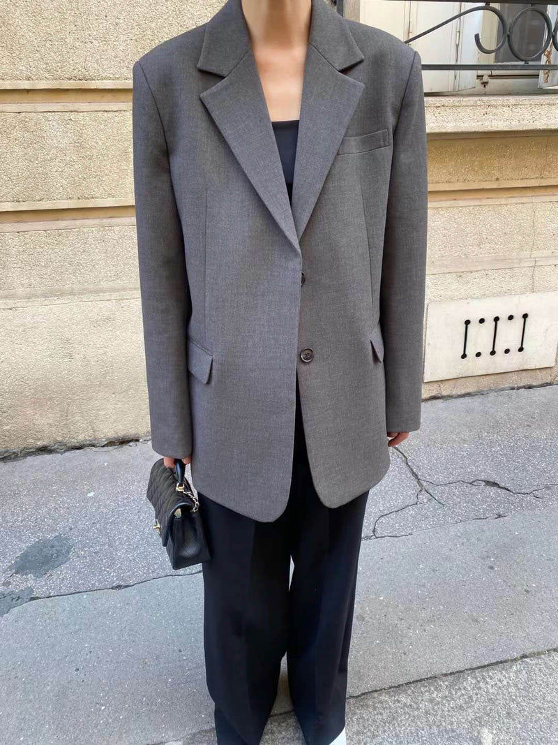 JUNO BLAZER CHARCOAL